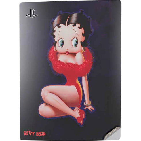 Betty Boop Red Dress PS5 Digital Edition Console Skin